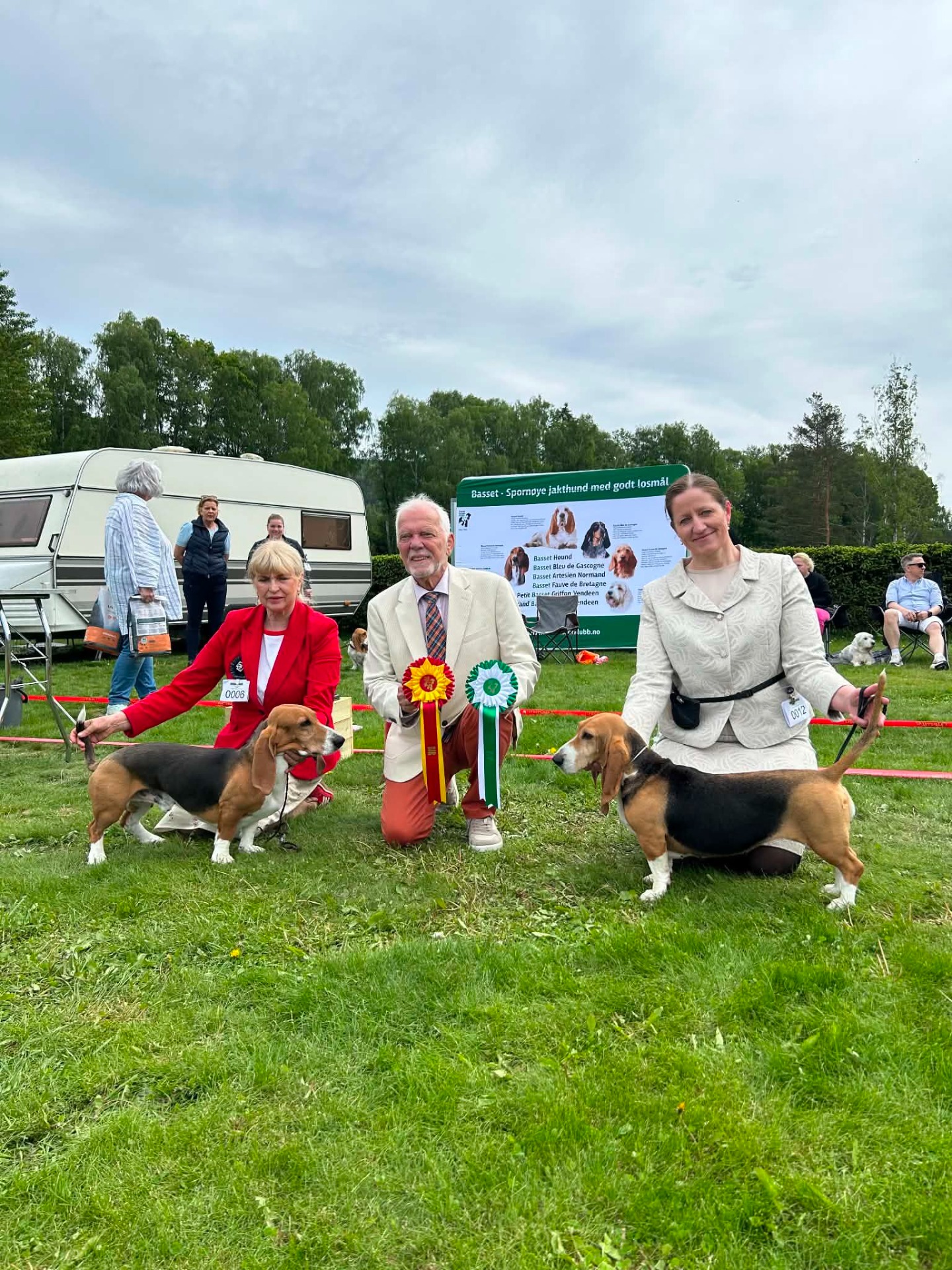 Bjoråvikas Bianca BIM under dommer Gunnar Nymann